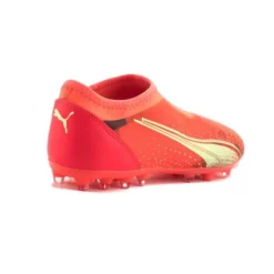 PUMA Ultra Match + Laceless MG Fearless - Rot/Grün/Schwarz Kinder -HEXA KLEIDUNG SHOP db3c690eaf90