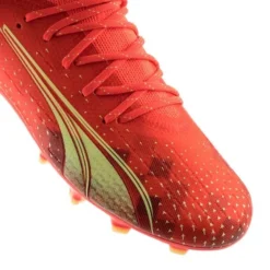 PUMA Ultra Pro FG/AG Fearless - Rot/Grün/Schwarz Kinder -HEXA KLEIDUNG SHOP ee1ea9de8da3