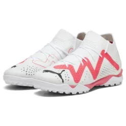 PUMA Future Match + Mid TT Breakthrough - Weiß/Schwarz/Fire Orchid Kinder