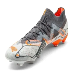 PUMA Future Ultimate FG/AG Astronaut - Weiß/Orange/Asphalt LIMITED EDITION -HEXA KLEIDUNG SHOP 099aa9cb9179