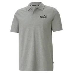 PUMA Herren ESS Pique Polo Shirt Grau 586674 03