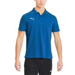 PUMA Herren TeamGOAL 23 Casuals Polo Hemd T-Shirt 656579 Blau -HEXA KLEIDUNG SHOP 0b39ef443a5be65a5e0d08dadccdde38