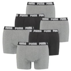 Puma Boxer Briefs Boxershorts Men Herren Everyday Unterhose Pant Unterwäsche 6 Er Pack
