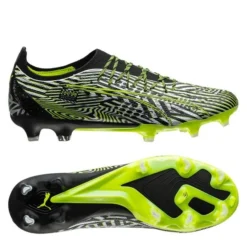PUMA Ultra Ultimate FG/AG Dazzle - Schwarz/Weiß/Grün LIMITED EDITION