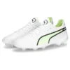 PUMA King Ultimate FG/AG Pursuit - Weiß/Schwarz/Fast Yellow/Electric Peppermint Damen