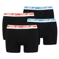 Puma Herren Boxer Boxershorts Men Unterhose Multi Logo Pant Unterwäsche 4er Pack