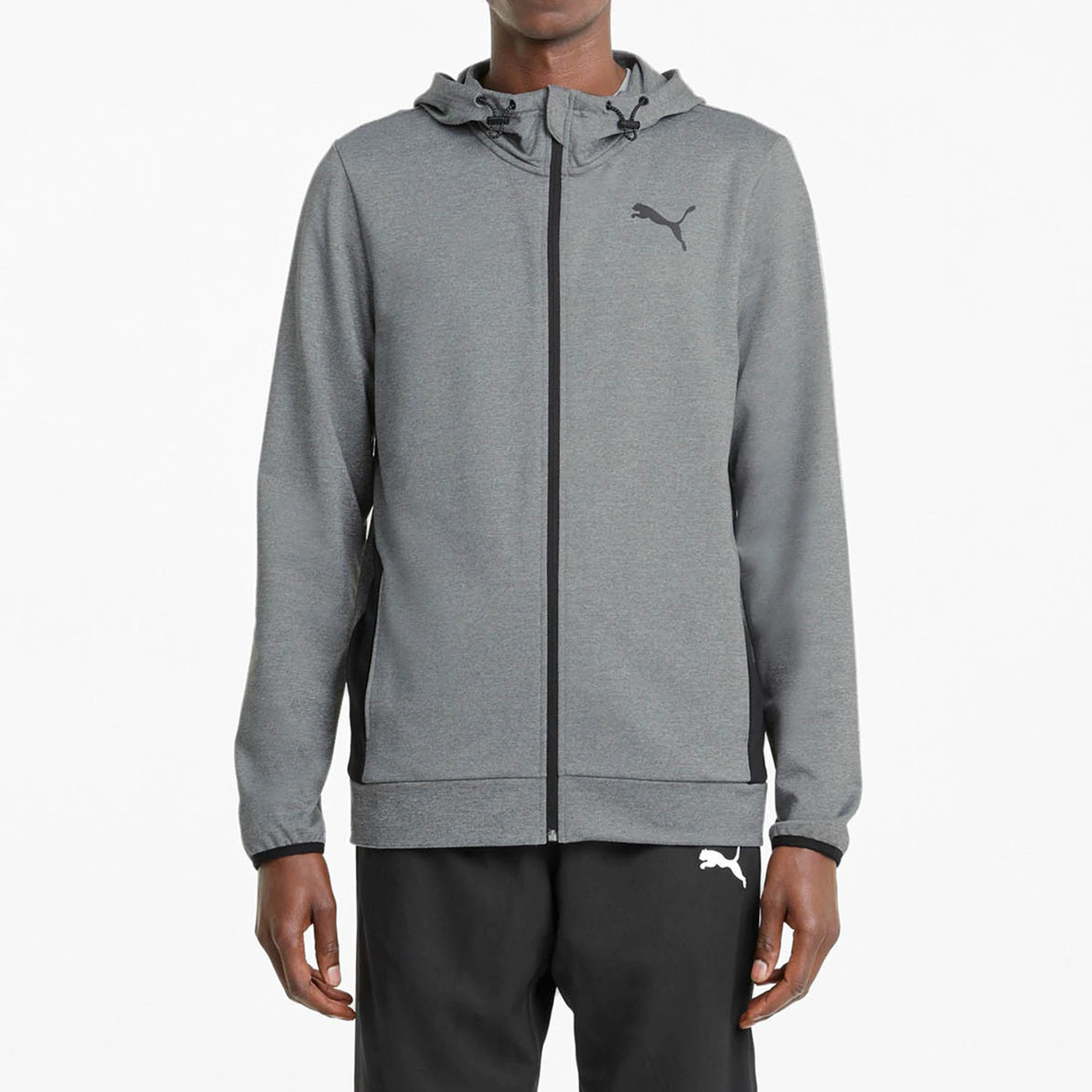 PUMA Herren RTG FZ Hoodie Full Zip Hoodie Jacke Grau Übergrößen Bis 4XL 5 PUMA Herren RTG FZ Hoodie Full Zip Hoodie Jacke Grau Übergrößen Bis 4XL – Bild 3