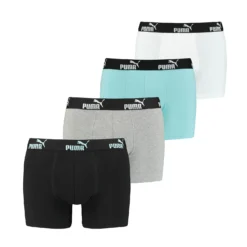 4 Er Pack Puma Boxer Boxershorts Herren Unterwäsche Sportliche Retro Pants