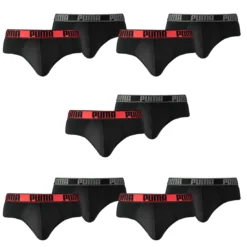 10 Er Pack Puma Herren Active Brief Unterwäsche Sport Slip
