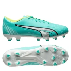 PUMA Ultra Play FG/AG Pursuit - Electric Peppermint/Weiß/Fast Yellow