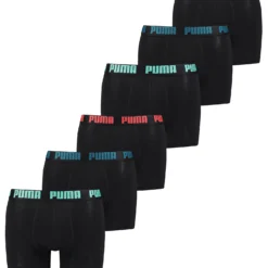 Puma Herren Cat Boxer Shorts Everyday Unterhose Pant Unterwäsche 6 Er Pack