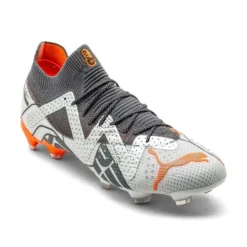 PUMA Future Ultimate FG/AG Astronaut - Weiß/Orange/Asphalt LIMITED EDITION -HEXA KLEIDUNG SHOP c12f3f7aa524