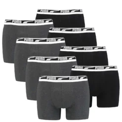 Puma Herren Boxer Boxershorts Men Unterhose Multi Logo Pant Unterwäsche 8er Pack