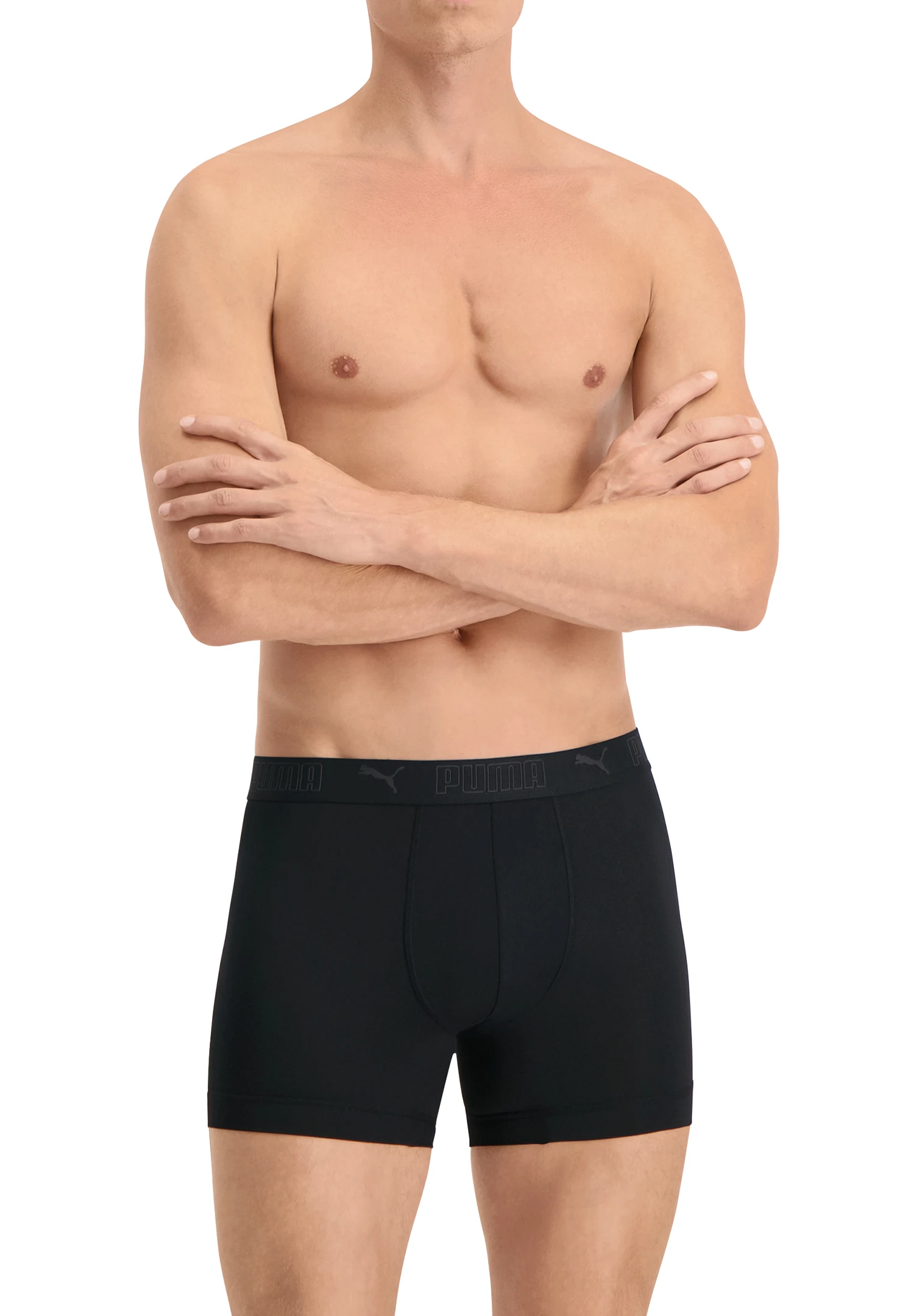 PUMA Boxershorts Herren 2er Pack Sport Mikrofaser + Elastisch / Funktionsunterhosen Männer (S - XL) 5 PUMA Boxershorts Herren 2er Pack Sport Mikrofaser + Elastisch / Funktionsunterhosen Männer (S - XL) – Bild 3