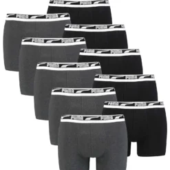 Puma Herren Boxer Boxershorts Men Unterhose Multi Logo Pant Unterwäsche 10er Pack