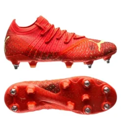 PUMA Future 1.4 SG Fearless - Rot/Grün/Schwarz/Rot