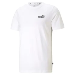 HEXA KLEIDUNG SHOP 13 PUMA Herren ESS Essential Small Logo Tee T-Shirt Übergröße Weiss Bis 4XL